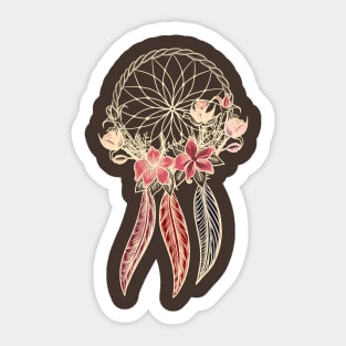 floral dreamcatcher Sticker